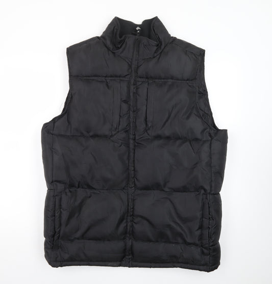 Fahrenheit Active Men's Black Puffer Waistcoat L Regular Outdoor