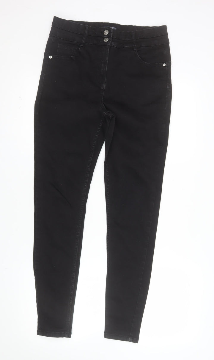 Falmer Heritage Women’s Black Skinny Jeans Size 12 Slim Stretch Denim