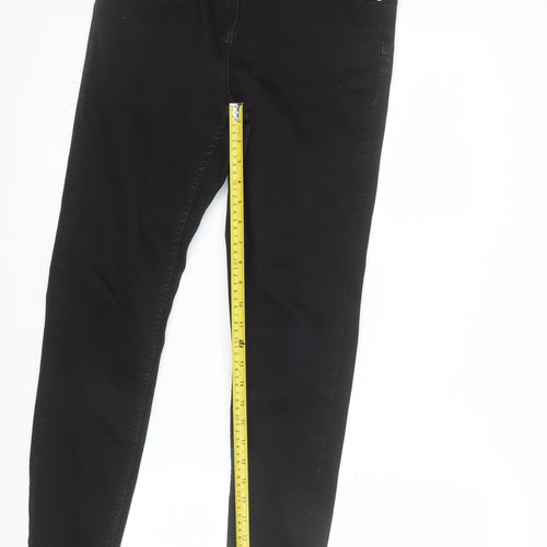 Falmer Heritage Women’s Black Skinny Jeans Size 12 Slim Stretch Denim