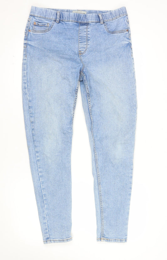 New Look Women’s Blue Lift & Shape Skinny Jeans Size 14 Regular