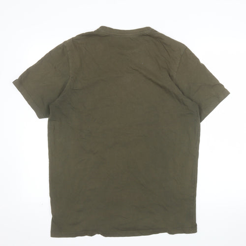 Rab Men's Green Graphic Outdoor Cotton T-Shirt Size L