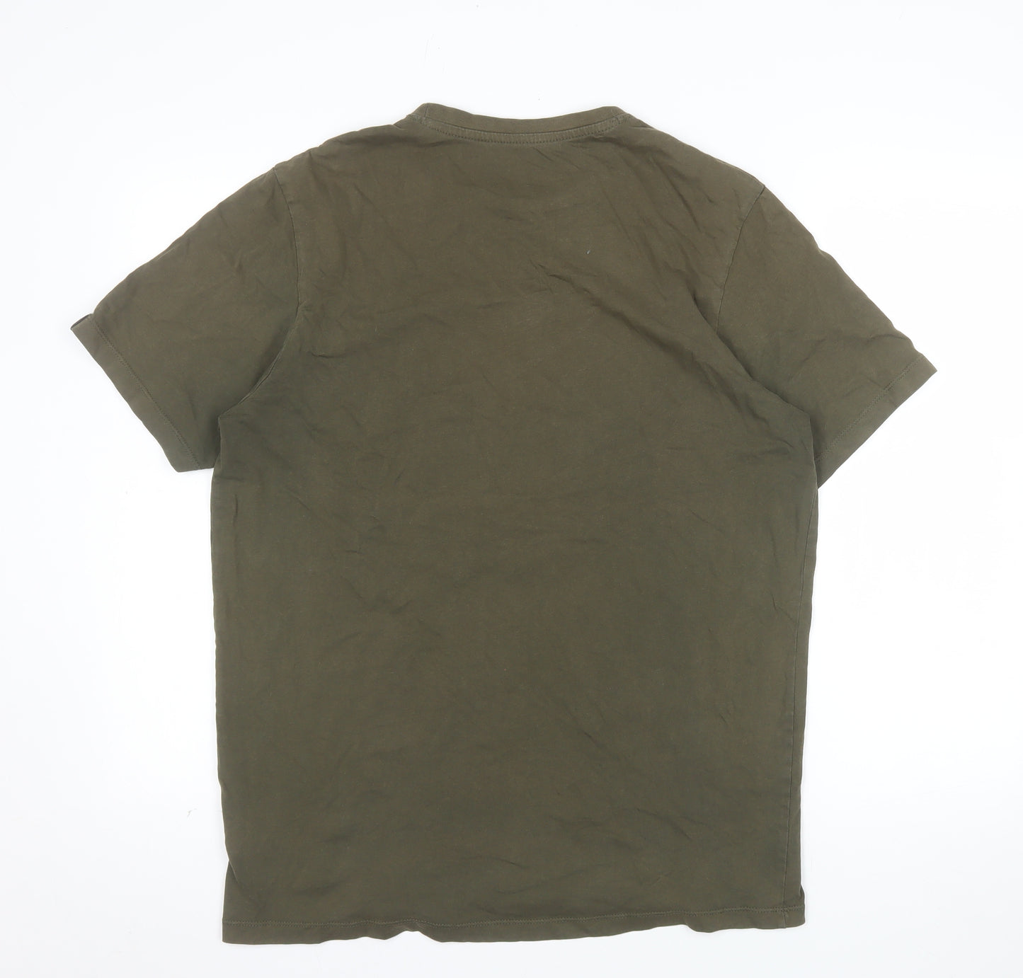 Rab Men's Green Graphic Outdoor Cotton T-Shirt Size L