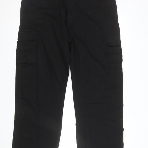 Lee Cooper Workwear Men's Black Cargo Trousers W38 L31