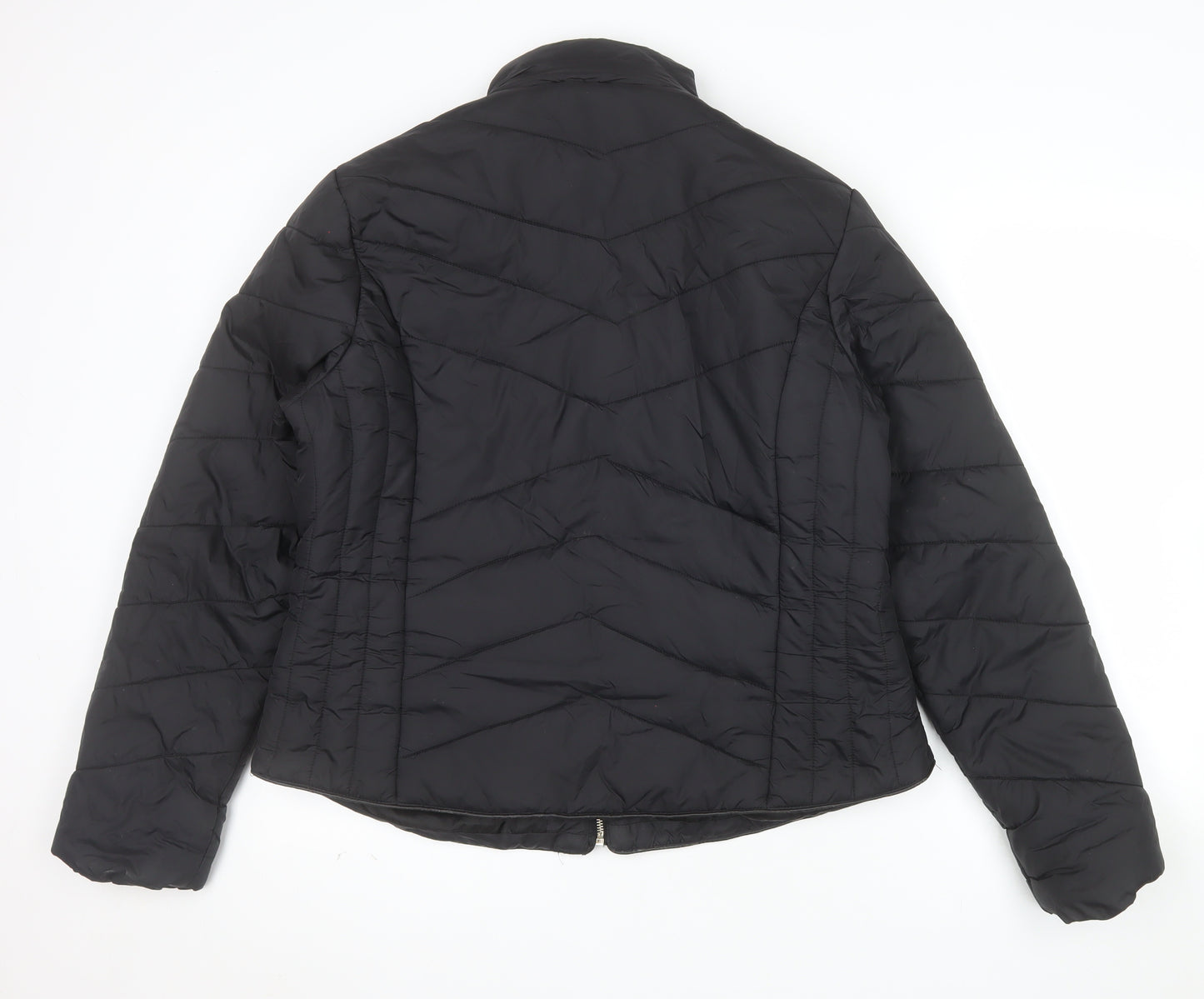 Brave Soul Women's Black Quilted Puffer Jacket Size 16 XL