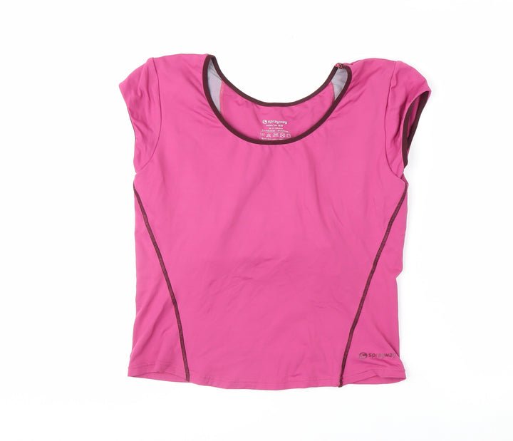 Sprayway Womens Pink Short Sleeve Active T-Shirt UK 12