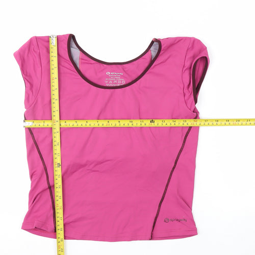 Sprayway Womens Pink Short Sleeve Active T-Shirt UK 12