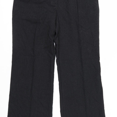 Marks and Spencer Women’s Black Wide-Leg Knit Trousers Size 14