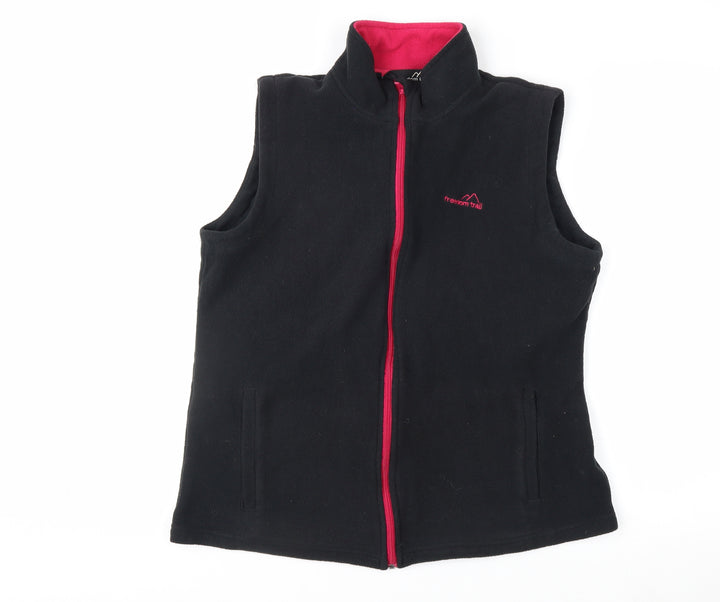 Freedom Trail Women's Black Fleece Bodywarmer Gilet Size 16