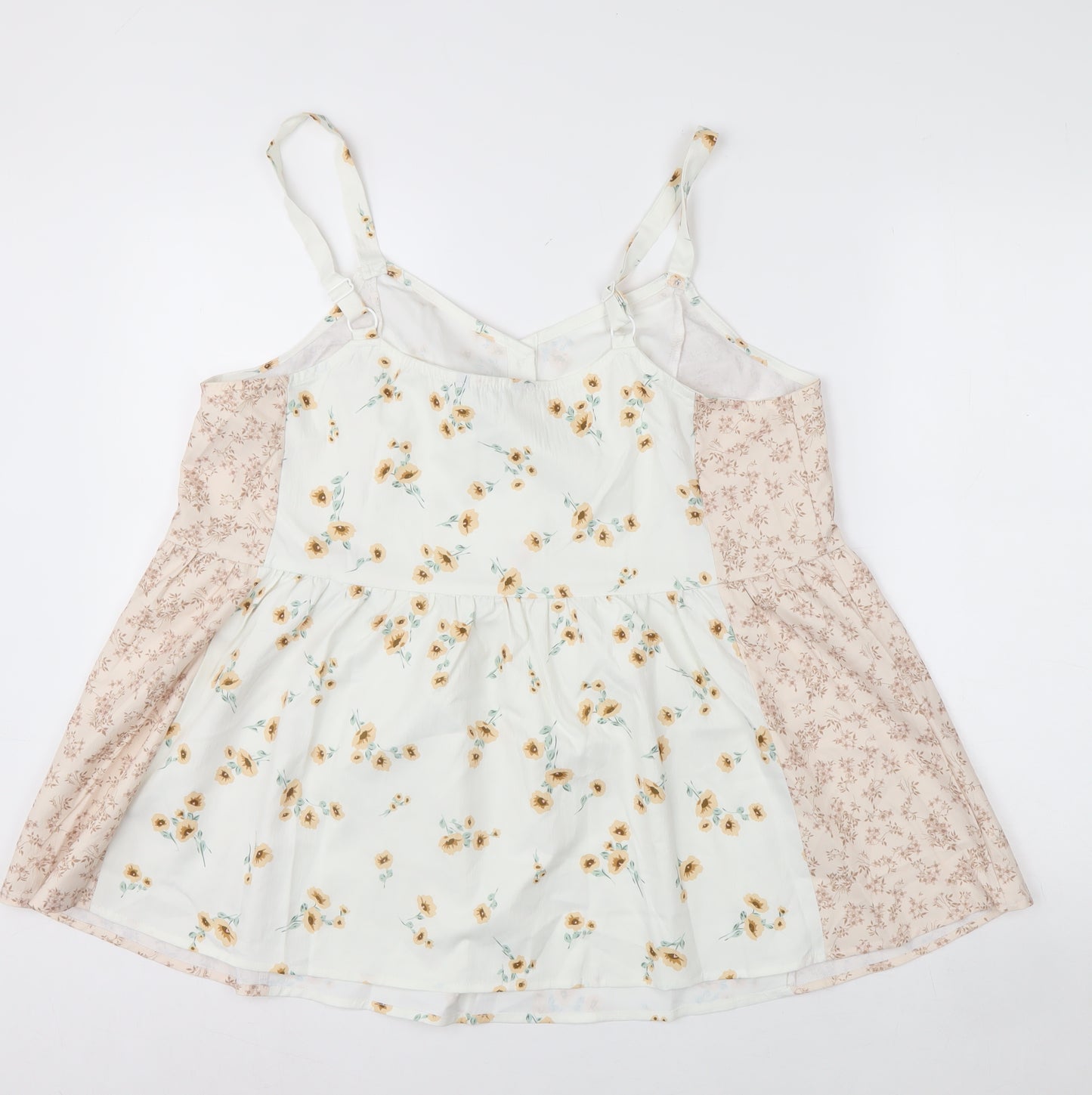 Bloomchic Women’s Multicoloured Floral Spaghetti Strap Camisole Top Size 16