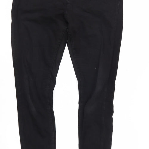 George Women's Black Size 14 Long Skinny Jeans Stretch Denim