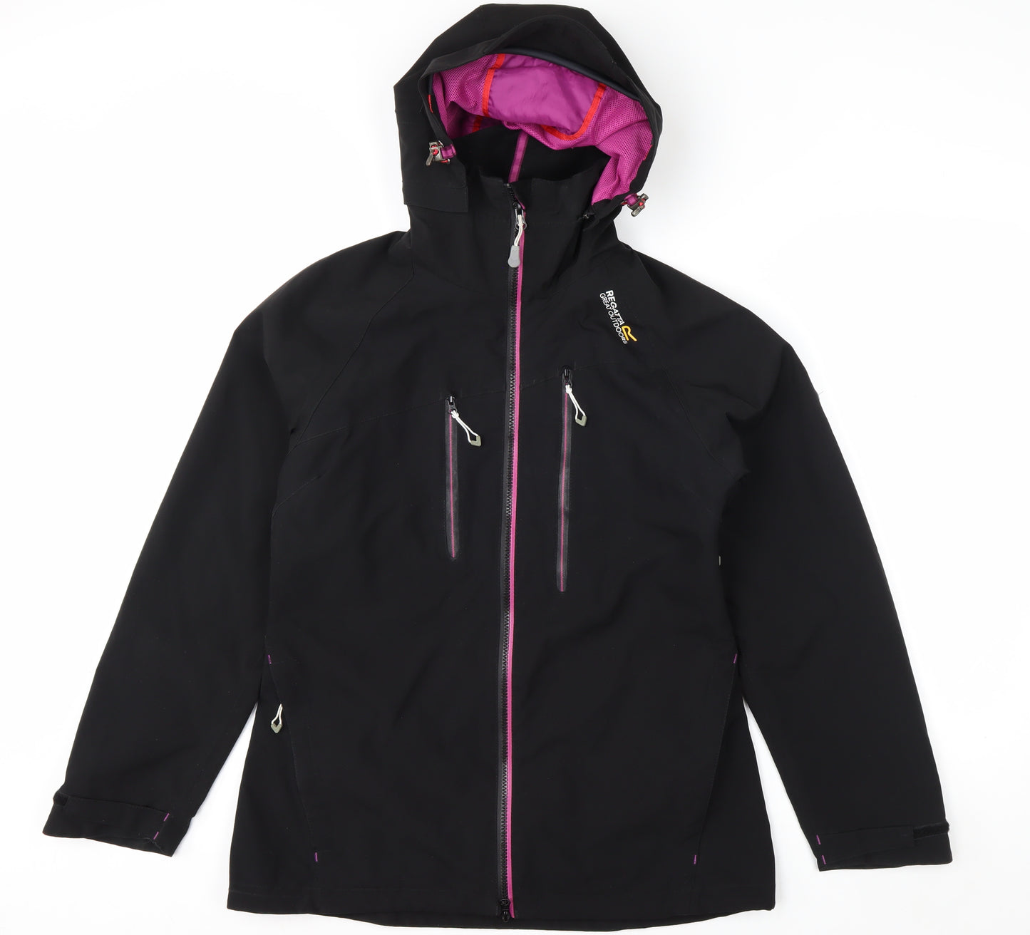 Regatta Women's Black Softshell Hooded Jacket Size M