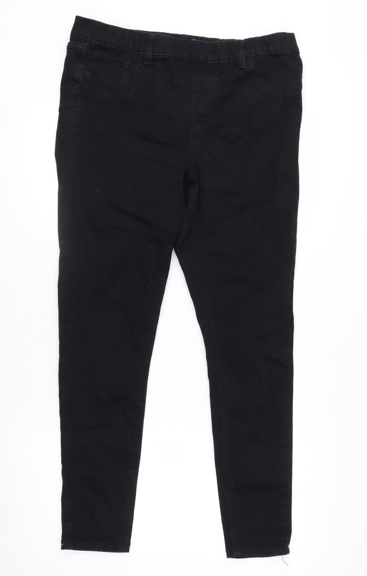 New Look Women's Black Size 14 Skinny Stretch Jeans