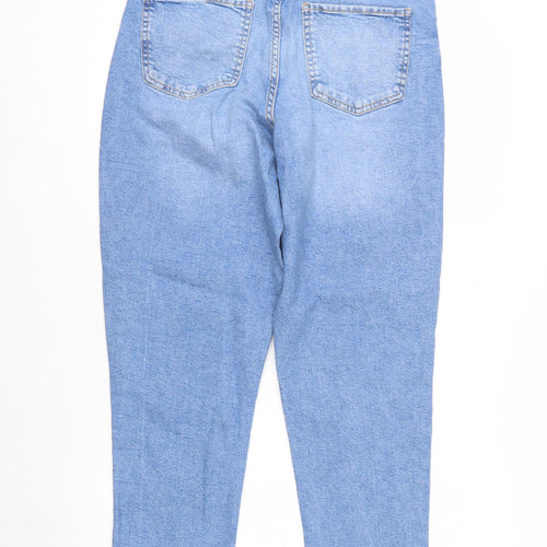 Primark Women’s Blue High Rise Mom Jeans Size 14 Denim Co Stretch