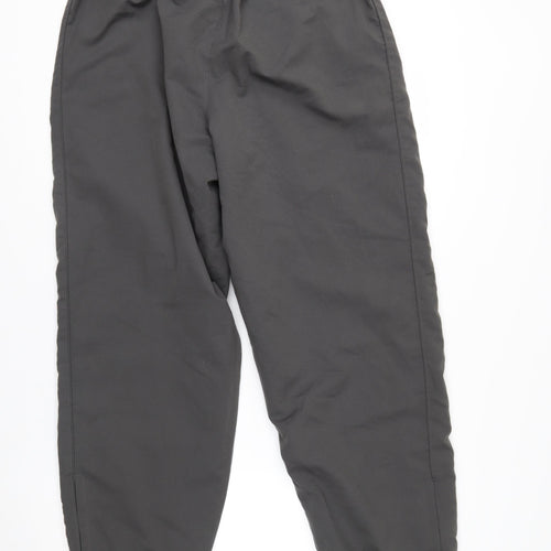 Umbro Men's Black Track Pants L Regular Fit Activewear Trousers