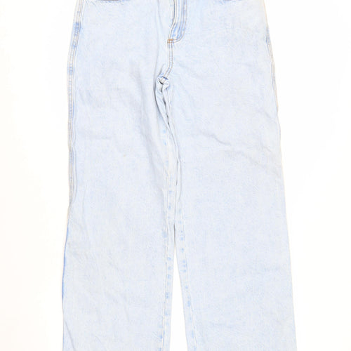 Primark Women’s Blue Size 12 Light Wash Straight Jeans