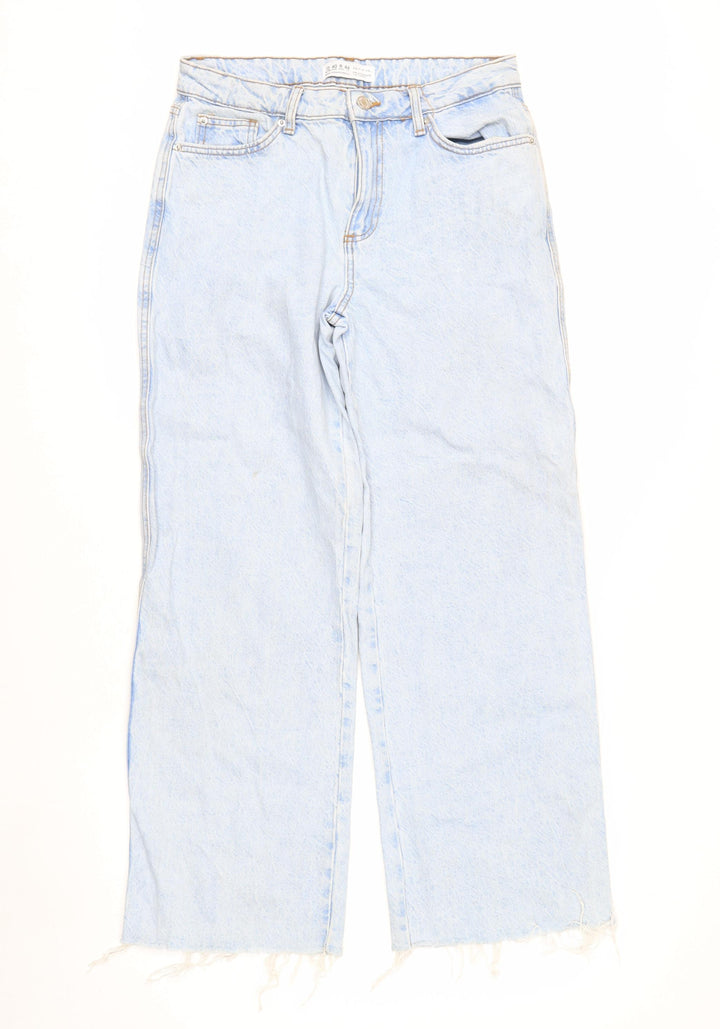 Primark Women’s Blue Size 12 Light Wash Straight Jeans