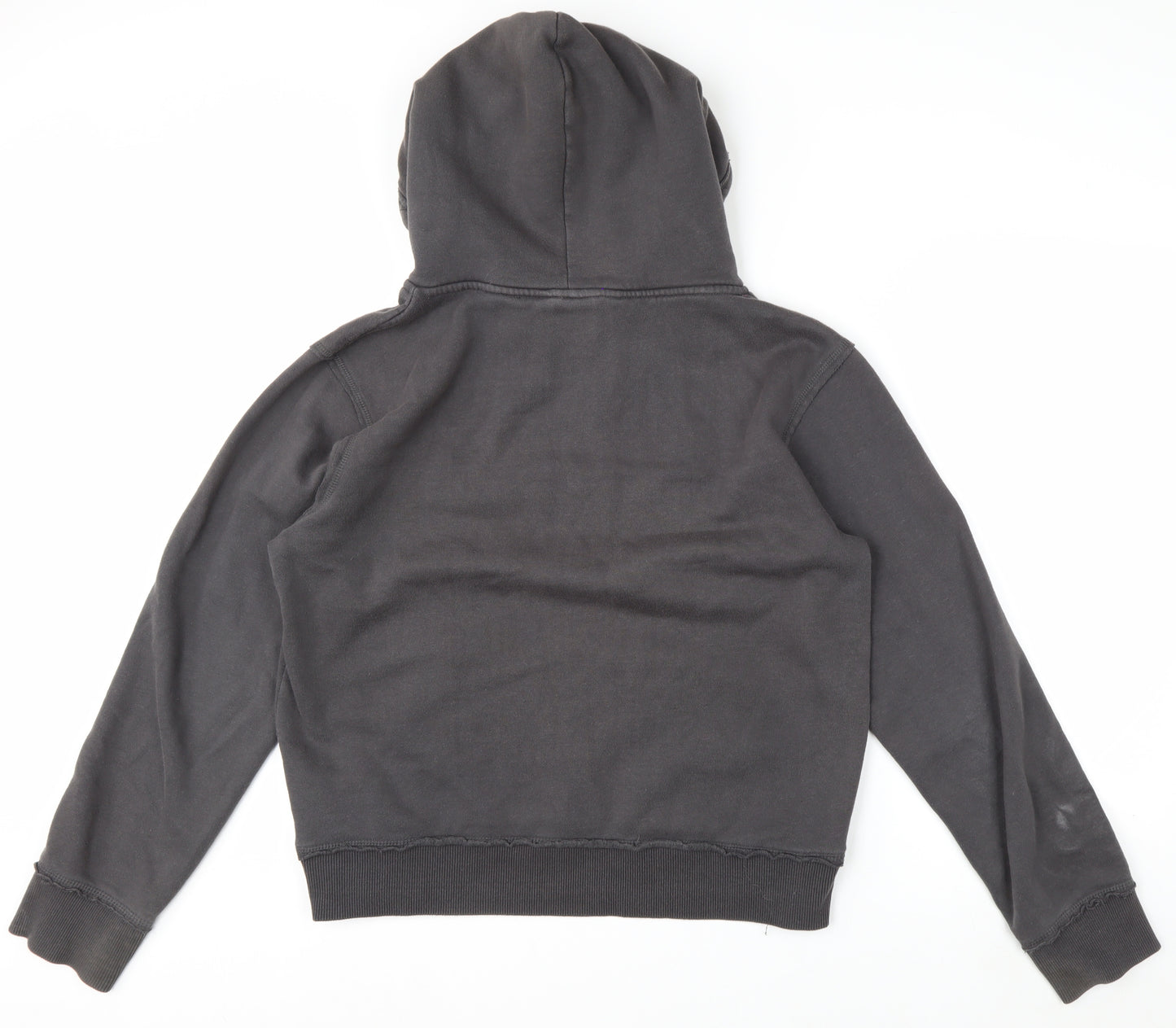 Animal Women's Grey Pink Graphic Pullover Hoodie Size 14
