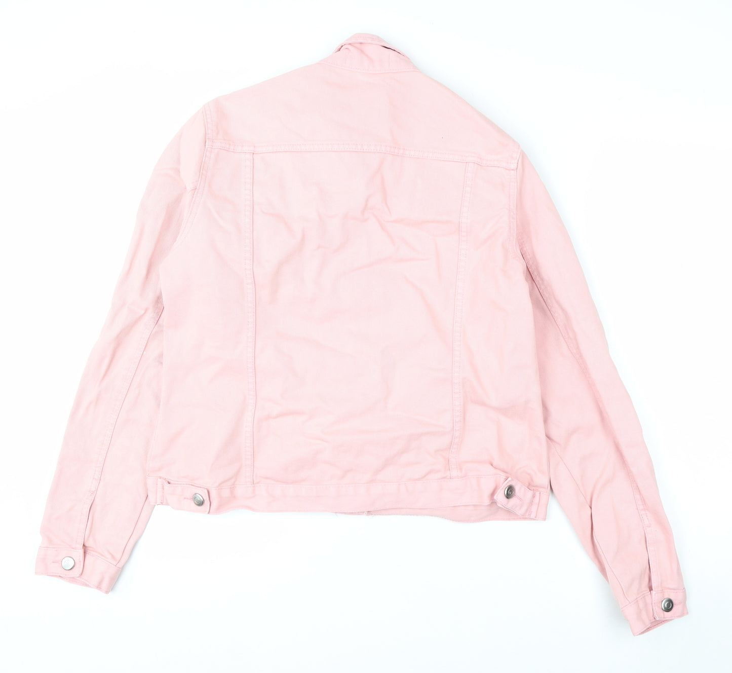 Dorothy Perkins Women's Pink Cotton Denim Jacket UK 14