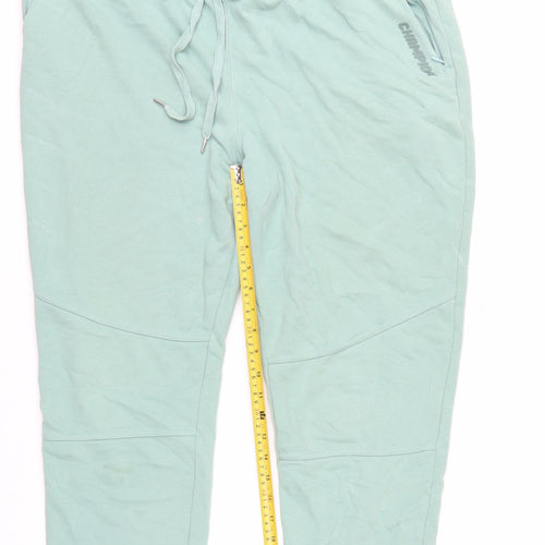 Champion Men's Green XL Jogger Sweatpants Cotton Blend