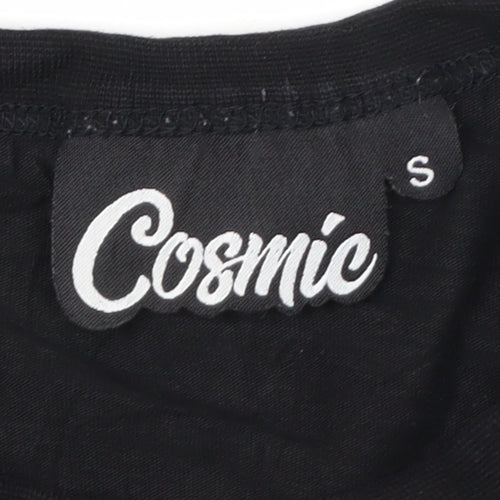 Cosmic Men's Black Hawkins Middle School Graphic T-Shirt Size S