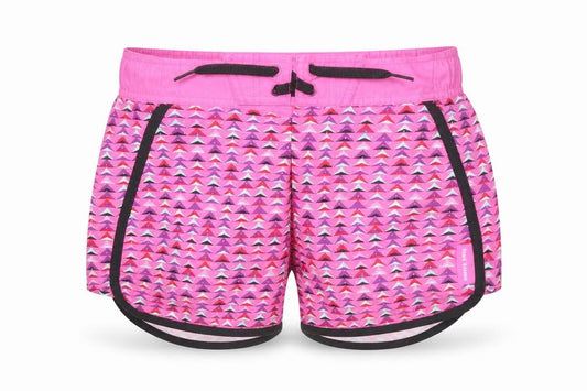 Hot Tuna Womens Pink Geometric Athletic Activewear Shorts Size 8