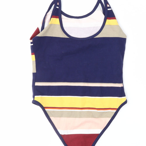 New Look Women’s Multicoloured Striped Camisole Bodysuit Size 8