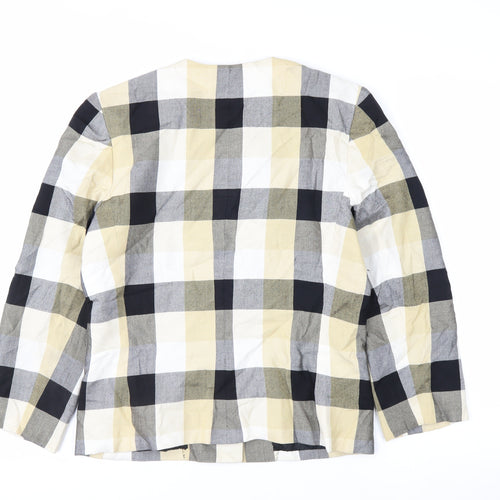 Le Suit Women’s Multicoloured Check Blazer Size 10 Regular Fit