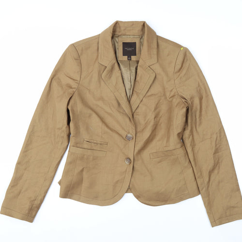 The Limited Collection Women Beige Single-Breasted Blazer Size 6