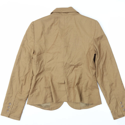 The Limited Collection Women Beige Single-Breasted Blazer Size 6