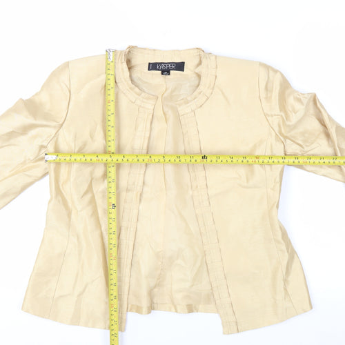 Kasper Petite Beige Woven Suit Jacket Women's Size 2P