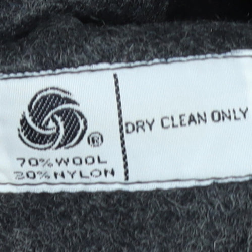 Casualcraft Men’s Grey Wool Overcoat 44R Classic Formal Jacket