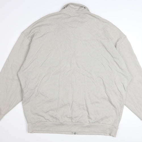 ASOS Men’s Grey 3XL Cotton Full Zip Basic Jacket