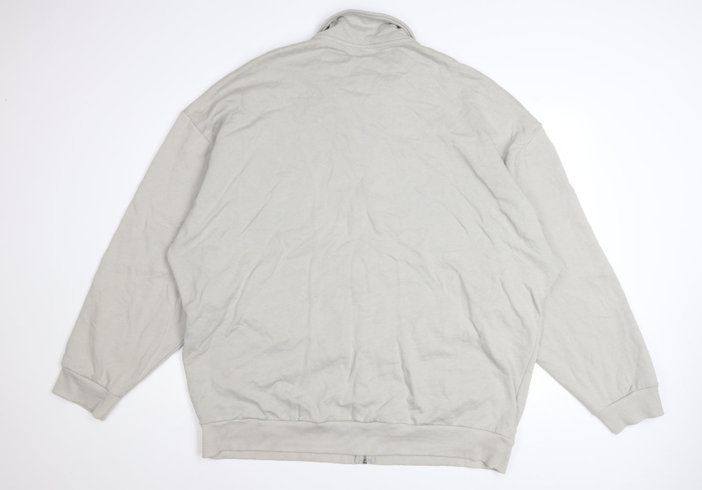 ASOS Men’s Grey 3XL Cotton Full Zip Basic Jacket