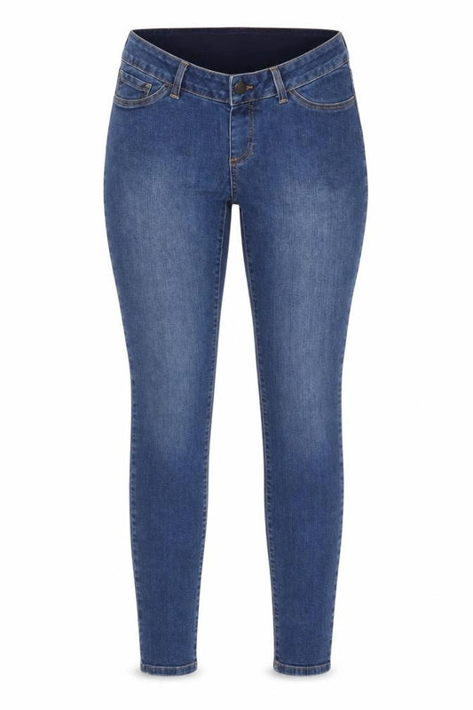 Seraphine Women's Blue Tall Size 12 Skinny Maternity Jeans