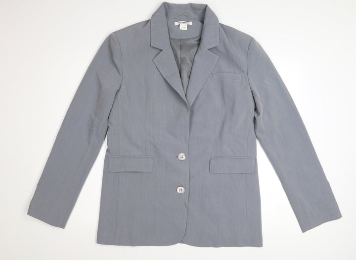 Glamorous Women Grey Two-Button Single-Breasted Blazer UK 8