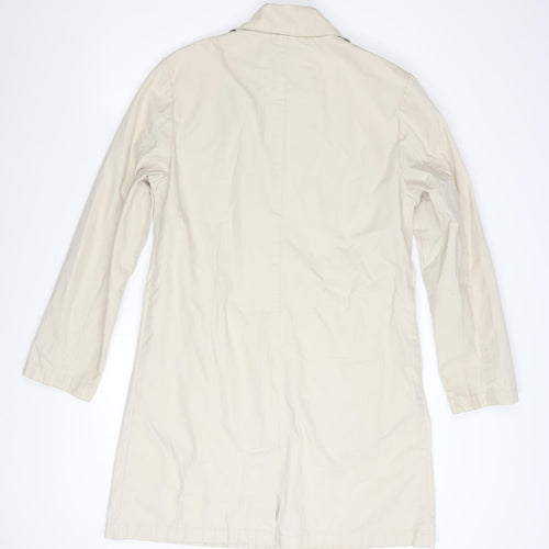 Marks and Spencer Per Una Women's Beige Small Mid-Length Trench Coat