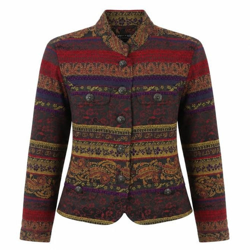 Scott Taylor Women’s Multicoloured Petite Paisley Military Jacket S