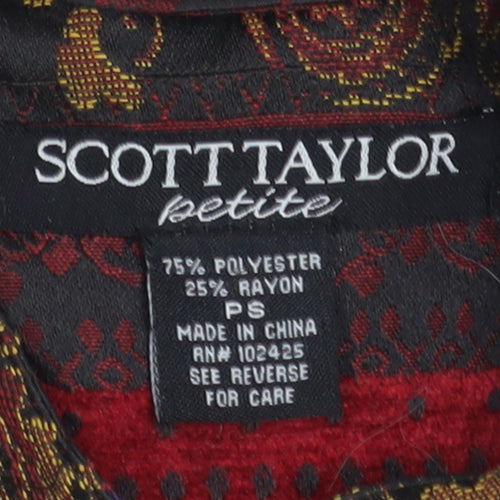 Scott Taylor Women’s Multicoloured Petite Paisley Military Jacket S