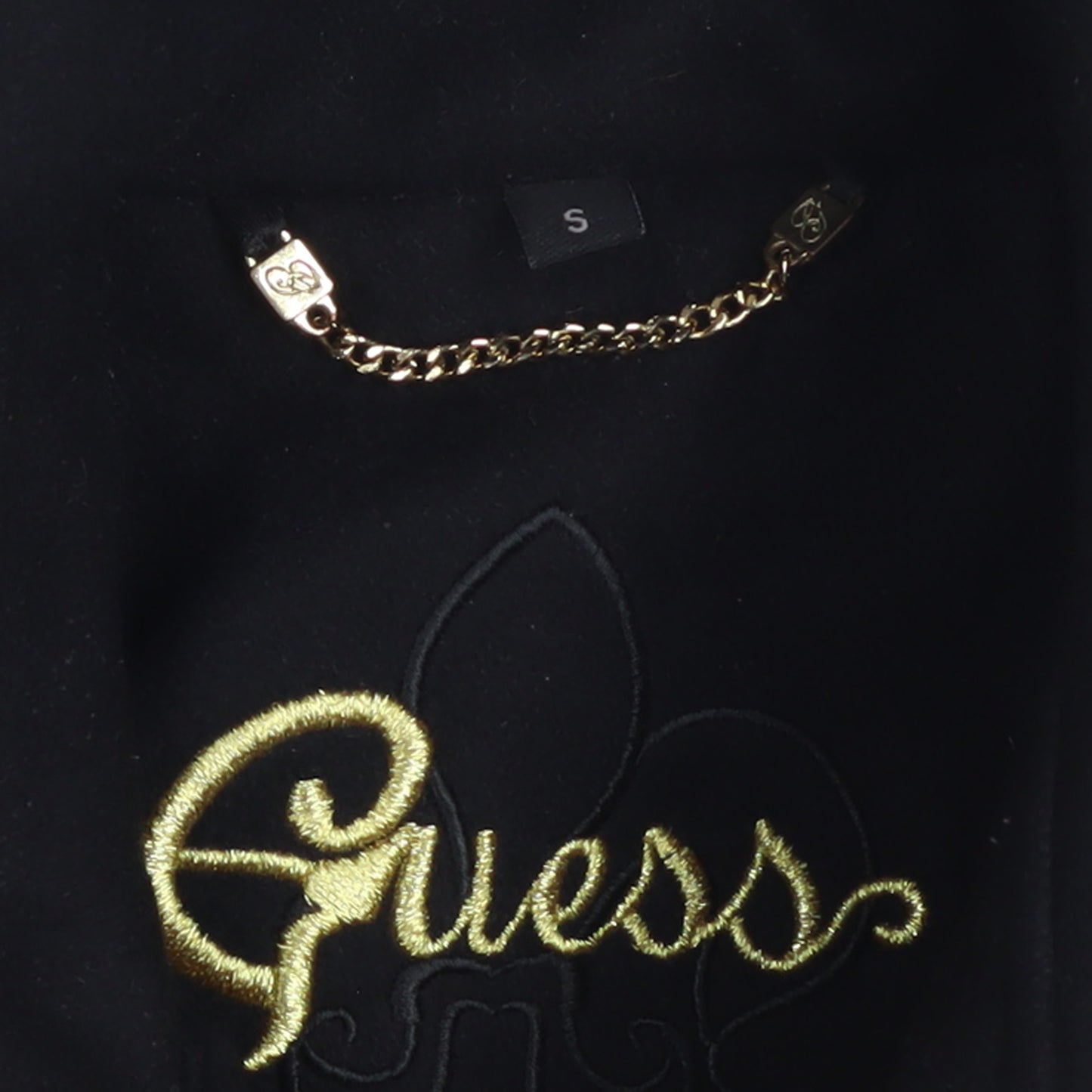 Guess Women's Black Wool Pea Coat Size S Double Breasted Jacket