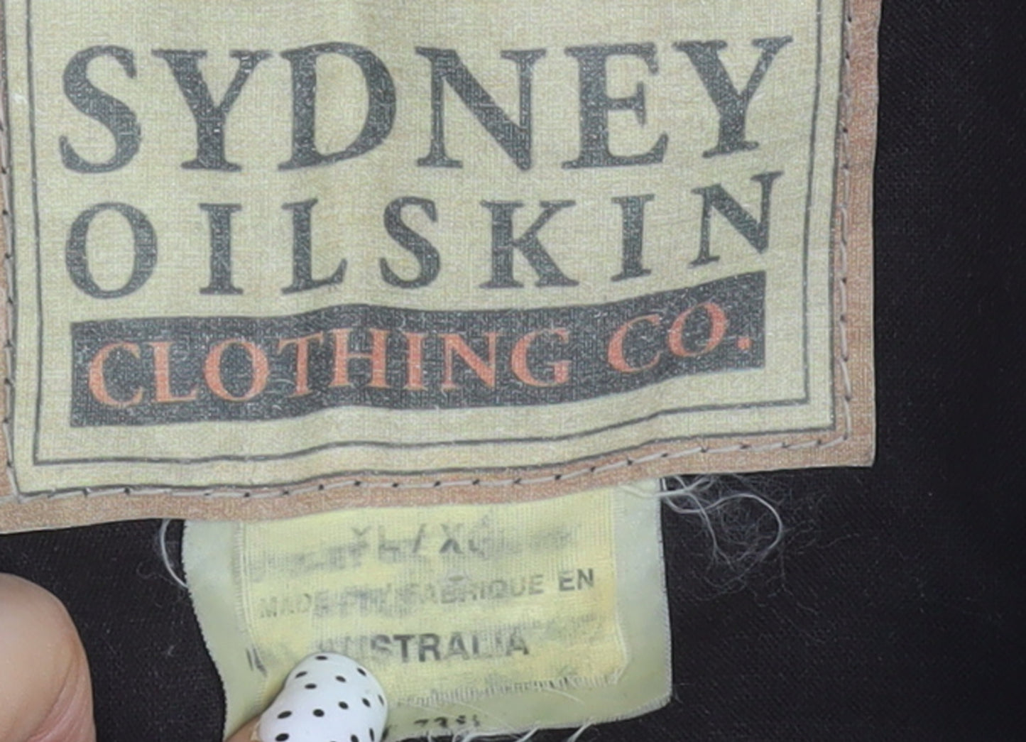 Sydney Oilskin Men Brown XL Waxed Cotton Bodywarmer Waistcoat