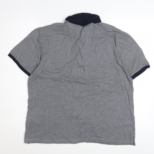 Hackett Mayfair Men's Grey Cotton Polo Shirt XL