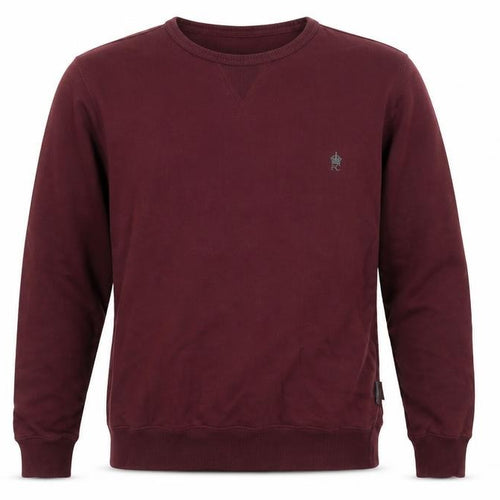 French Connection Men's Red Crew Neck Sweatshirt Size M