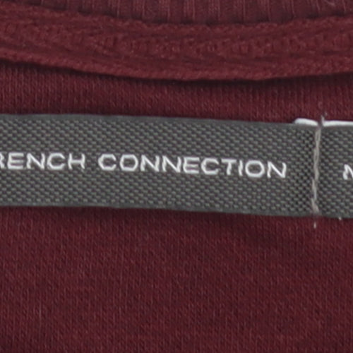 French Connection Men's Red Crew Neck Sweatshirt Size M