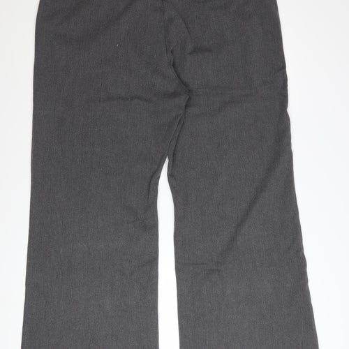 Tu Women’s Grey Wide-Leg Stretch Trousers Size 18 Workwear