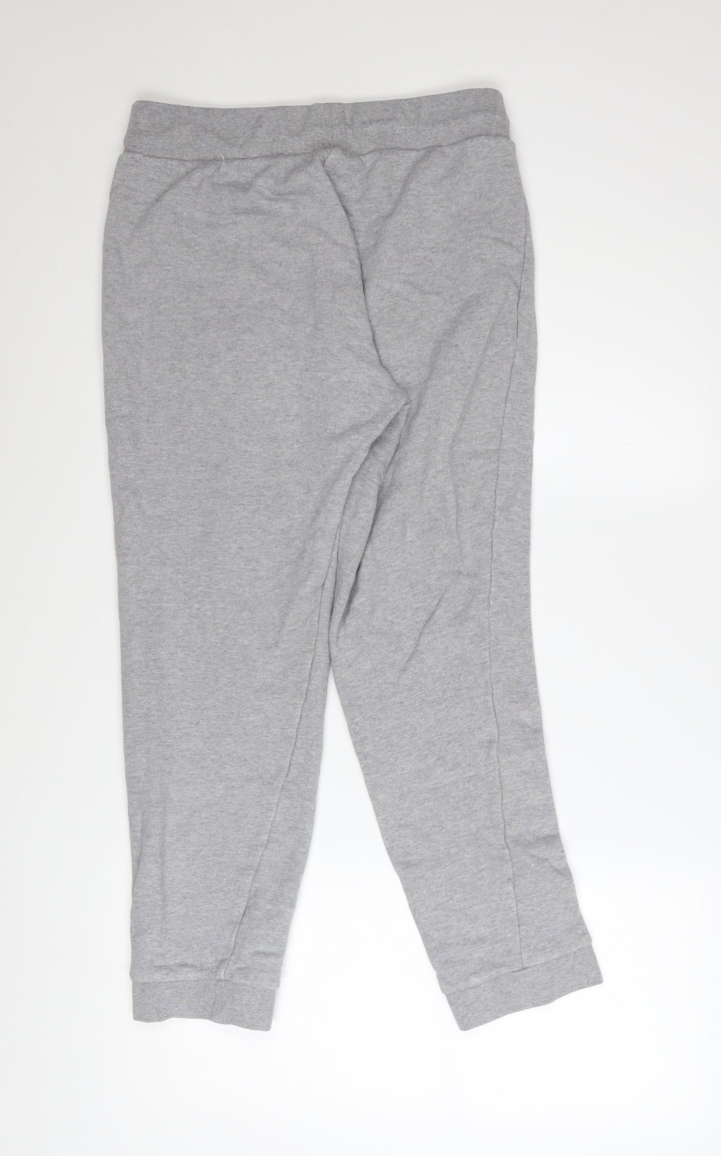 Adidas Women’s Grey Cotton Jogger Trousers Size 16