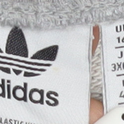 Adidas Women’s Grey Cotton Jogger Trousers Size 16