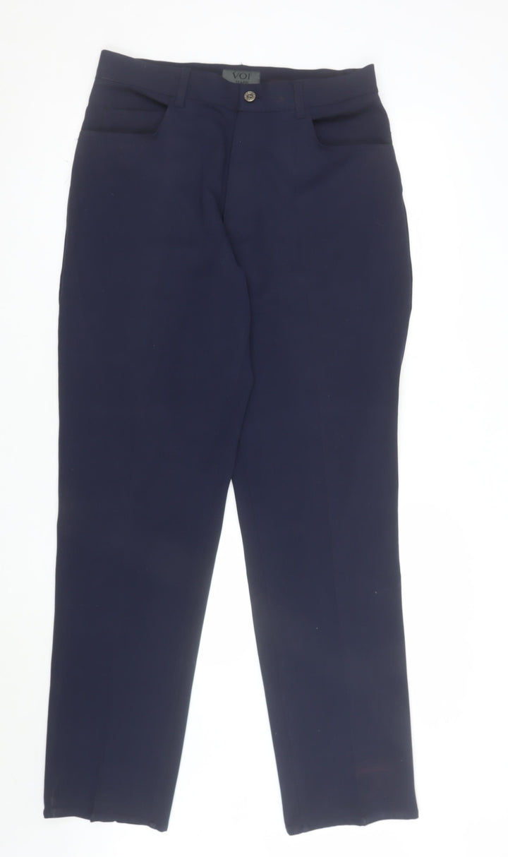 Voi Jeans Men's Blue 34L Slim Fit Chino Trousers