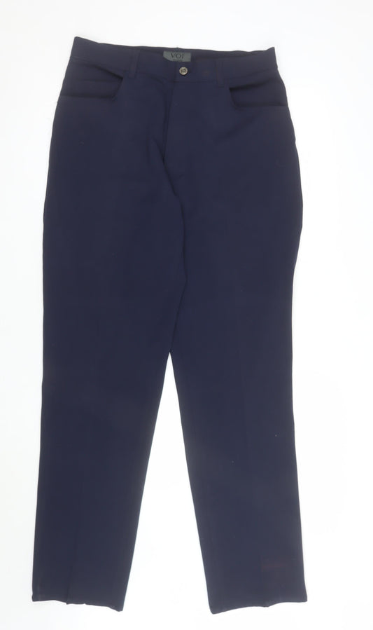 Voi Jeans Men's Blue 34L Slim Fit Chino Trousers