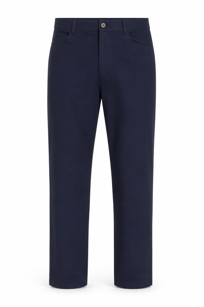 Voi Jeans Men's Blue 34L Slim Fit Chino Trousers
