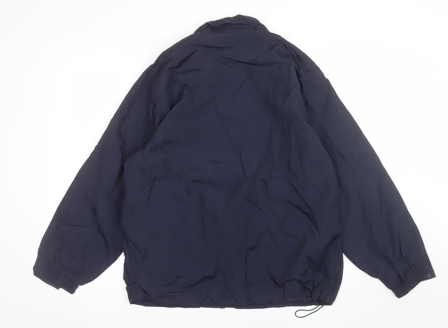 Attraction Men's Blue Windbreaker Jacket M Nylon Lightweight Zip